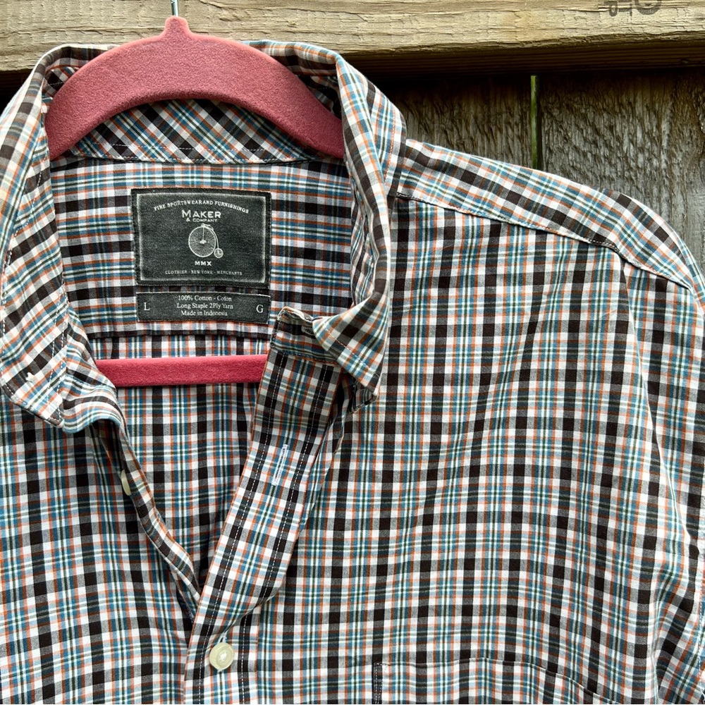 Maker & Company luxury brand long sleeve men’s shirt
